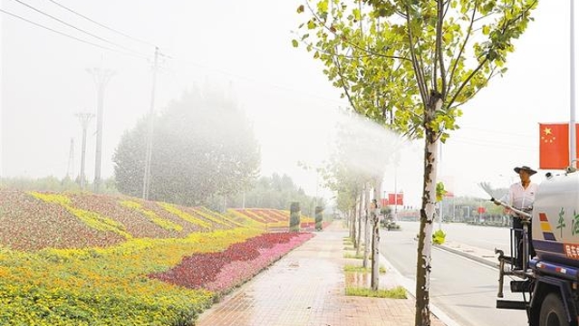 繁花似錦共創文明美麗新港城